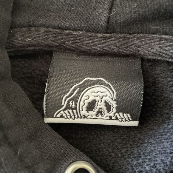 Lurking Class Sketchy Tank Hoodie Men S (no Tag) Black Heart Death Skeleton Love - Picture 5 of 6